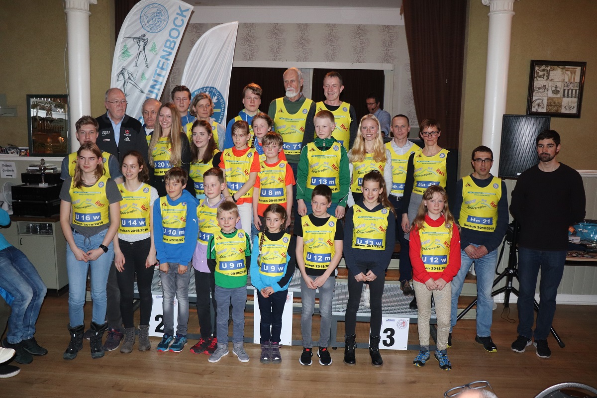 Gruppenbild der Tour-Sieger
